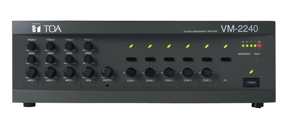 TOA VM-2240 System Management Amplifier