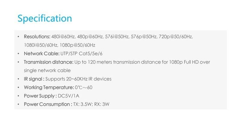 LKV383 HDMI Extender