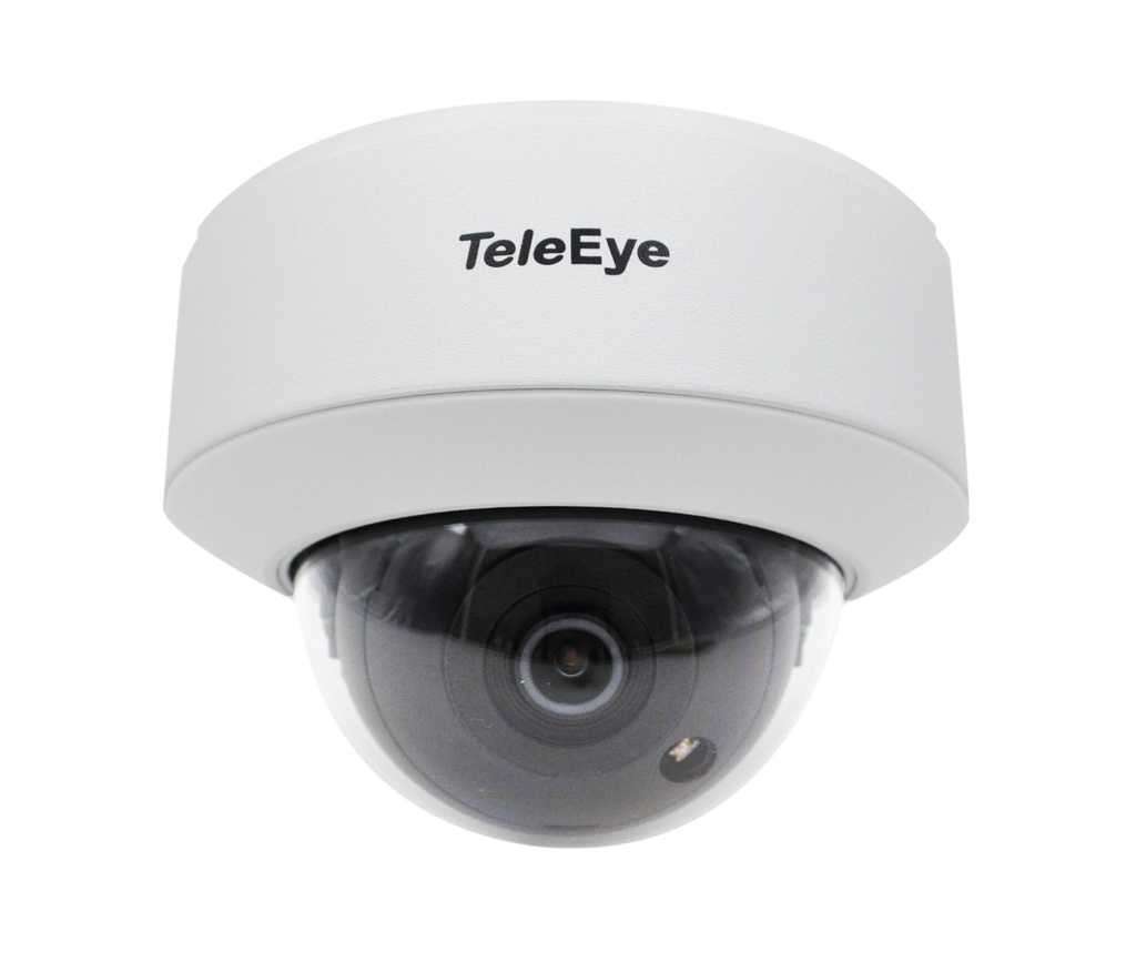TeleEye MP4022AE 4MP Network IR Fixed Dome with AI Detection