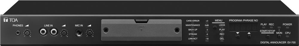 TOA EV-700R Digital Announcer 
