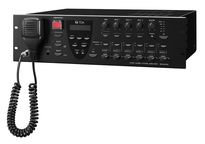 TOA VM-3360VA Voice Alarm System Amplifier 360W 