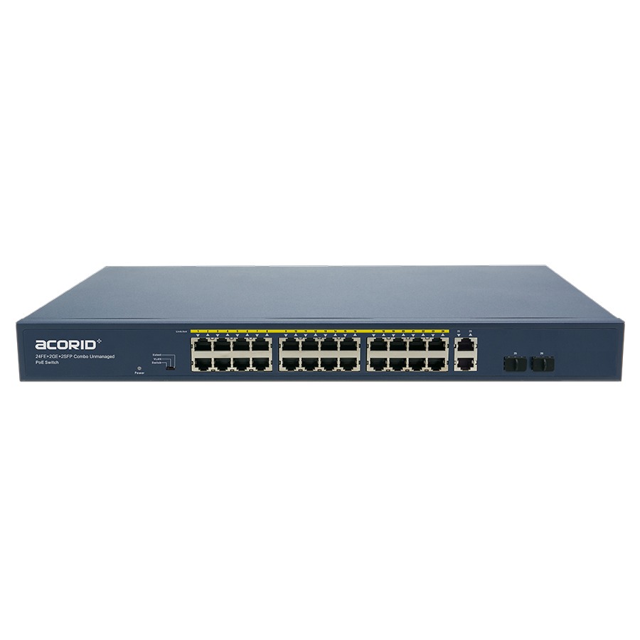 LS1724P2C 24 PORT 10/100 POE + 2 GIGABIT SWITCHES 