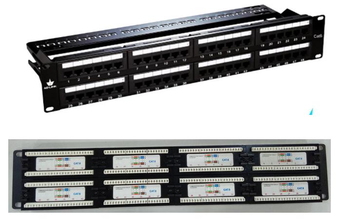 48-Port Loaded Type Patch Panel 