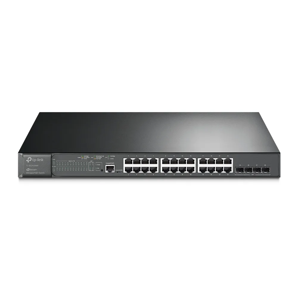 TP-Link Omada SG3428MP 28-Port Gigabit L2+ Managed PoE+ Switch