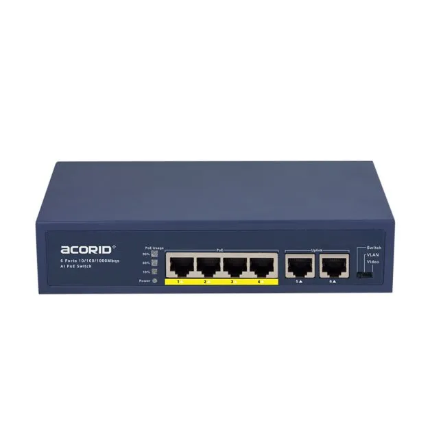 Acorid GLS1704P2G 4+2 Gigabit PoE Switch